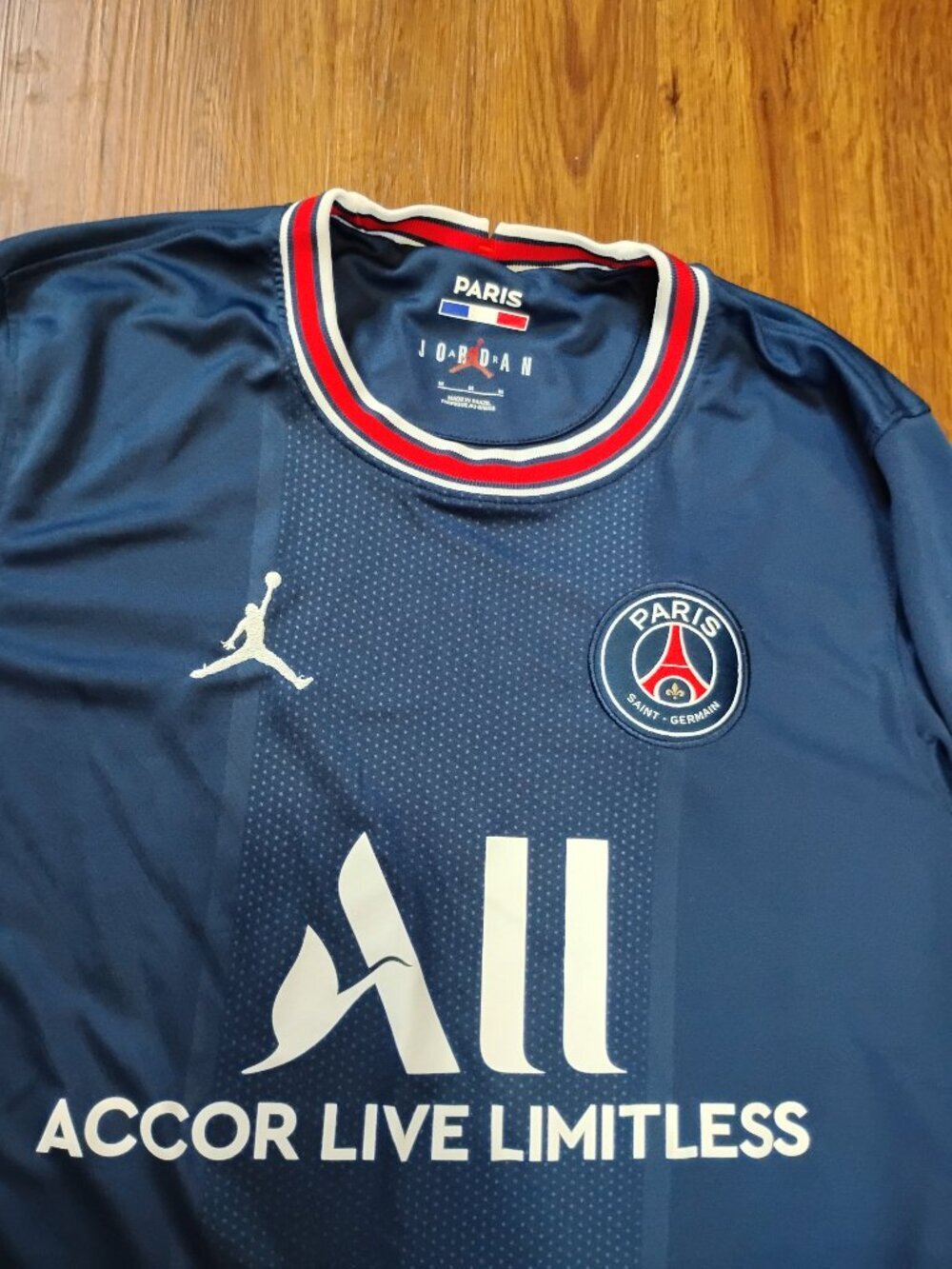 Jordan Paris St. Germain Soccer Jersey Football 2022-23 Home